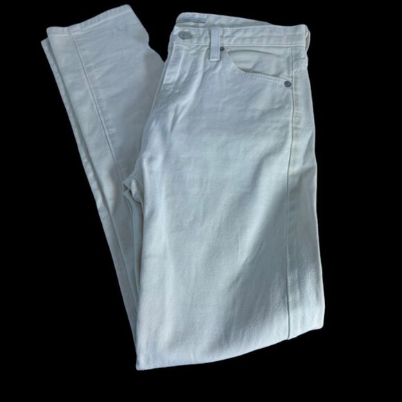 AG Adriano Goldschmied X Alexa Chung White Skinny Jeans Sz 24R - Picture 4 of 10